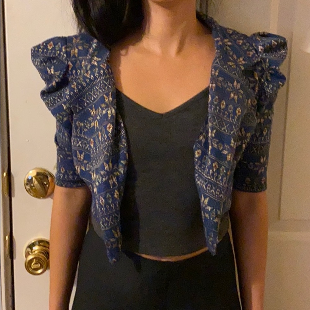 Floral crop top